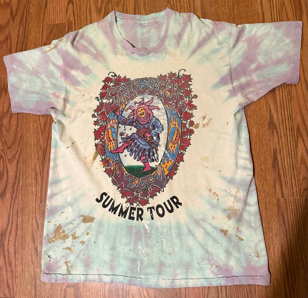Vintage 1995 Grateful Dead Final Original Band Tour Size Xl